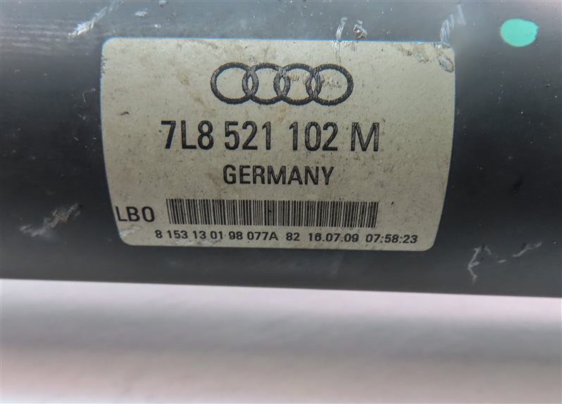 Thumbnail 6: 2009-2010 AUDI Q7 (4L) 4.2L 3.6L REAR DRIVESHAFT DRIVE LINE SHAFT PROPELLER
