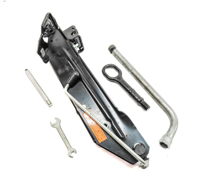 09-17 AUDI Q5 SQ5 Q7 (8R B8 4L) EMERGENCY SPARE TIRE CAR LIFT JACK TOOL KIT SET