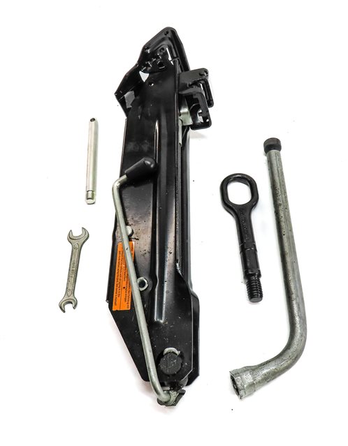 Thumbnail 2: 09-17 AUDI Q5 SQ5 Q7 (8R B8 4L) EMERGENCY SPARE TIRE CAR LIFT JACK TOOL KIT SET