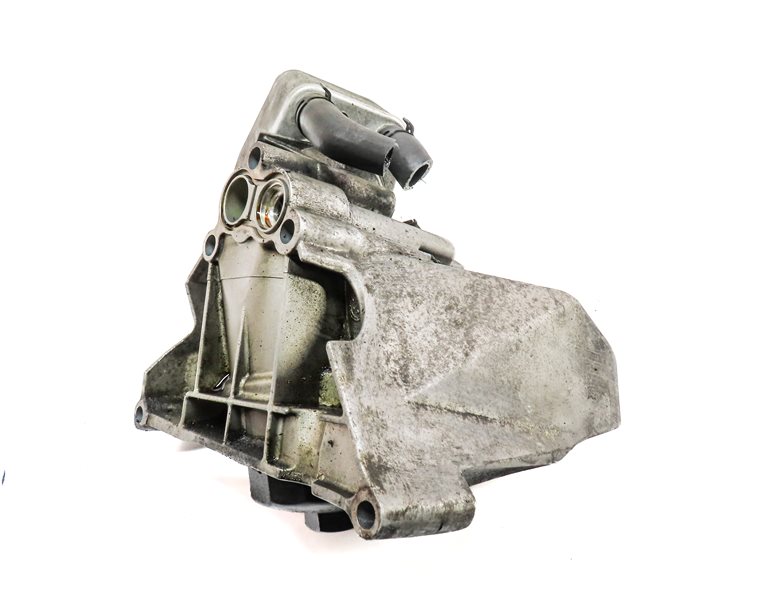 Thumbnail 2: 2010 AUDI Q7 (4L) 3.6L (BHK) ENGINE MOTOR OIL FLUID FILTER HOUSING w/ OIL COOLER
