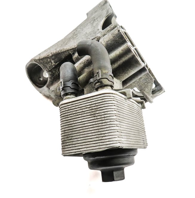 Thumbnail 4: 2010 AUDI Q7 (4L) 3.6L (BHK) ENGINE MOTOR OIL FLUID FILTER HOUSING w/ OIL COOLER