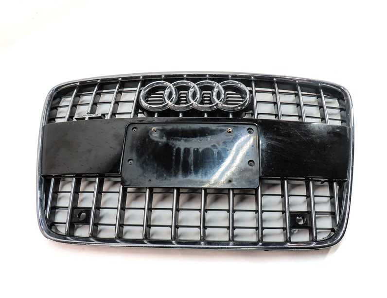 Thumbnail 2: 2010-2015 AUDI Q7 (4L) FRONT MAIN CENTER HOOD GRILLE AIR VENT TRIM (BLACK)