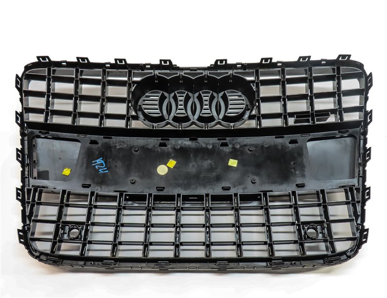 Thumbnail 5: 2010-2015 AUDI Q7 (4L) FRONT MAIN CENTER HOOD GRILLE AIR VENT TRIM (BLACK)