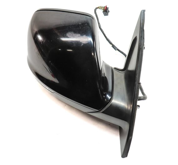 Thumbnail 6: 10-12 AUDI Q7 (4L) RIGHT PASSENGER P-FOLD AUTODIM MEMORY DOOR MIRROR (Black)