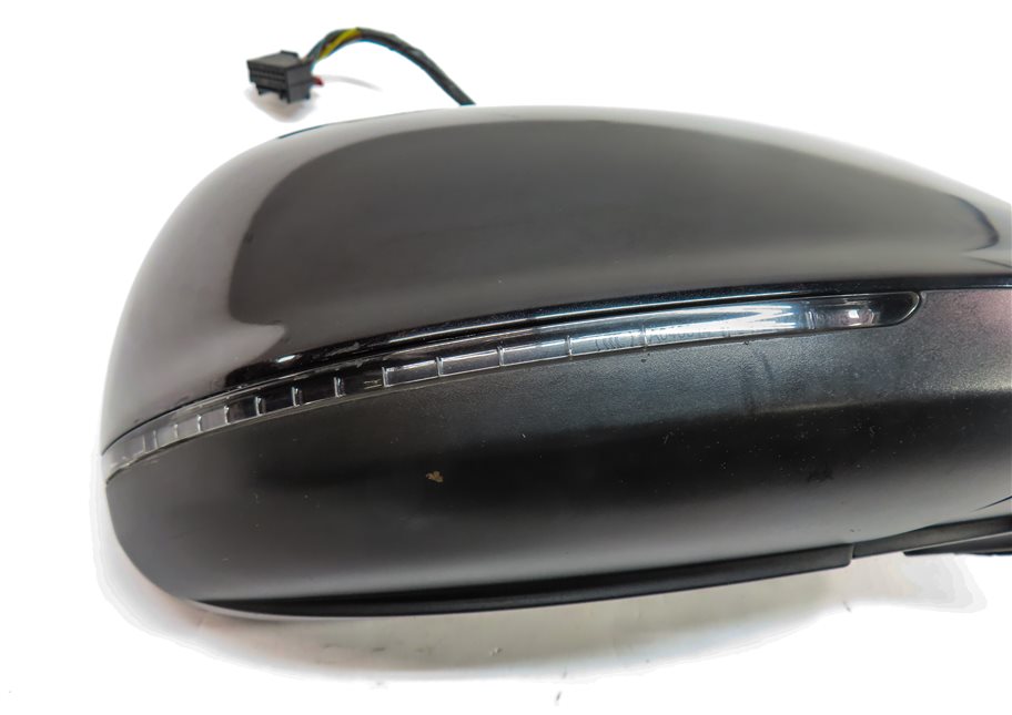 Thumbnail 9: 10-12 AUDI Q7 (4L) RIGHT PASSENGER P-FOLD AUTODIM MEMORY DOOR MIRROR (Black)