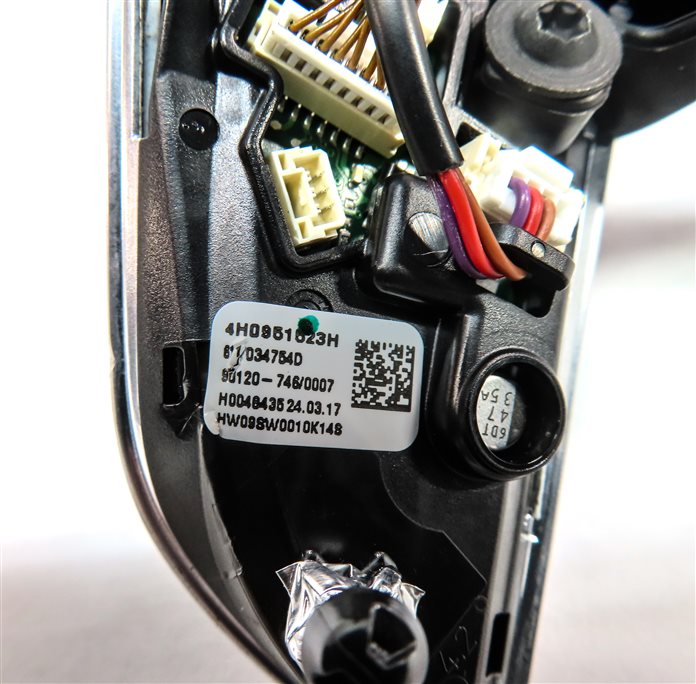 Thumbnail 7: 2018 AUDI A8L (D4 4H) DRIVER STEERING WHEEL MEDIA PHONE SELECT SWITCH SET/2