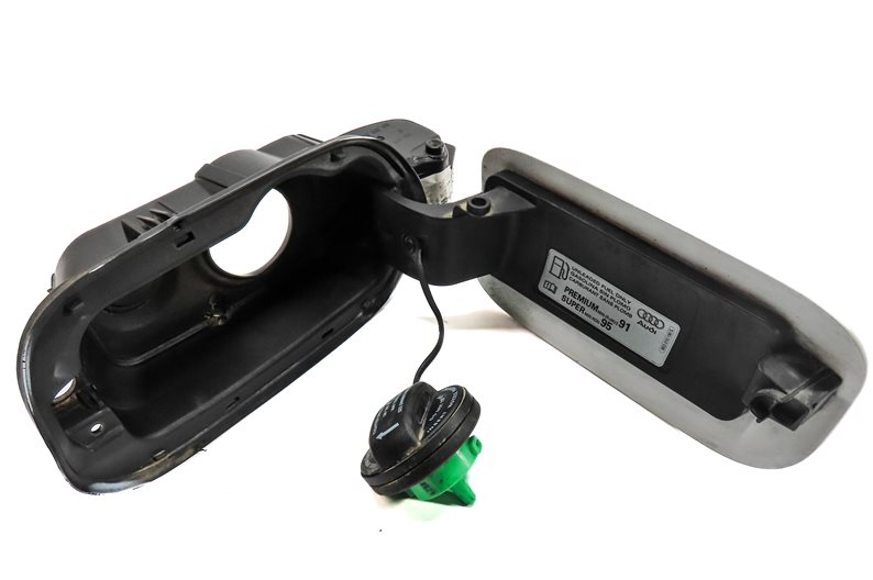 Thumbnail 6: 2011-2018 AUDI A8 (D4 4H) A8L (LONG WHEELBASE) FUEL TANK DOOR (White) w/ HOUSING