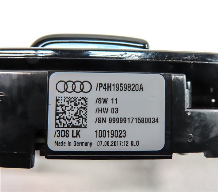 Thumbnail 6: 2018 AUDI A8L (D4 4H) REAR RIGHT SEAT POSITION ADJUST SWITCH w/LUMBAR MASSAGE