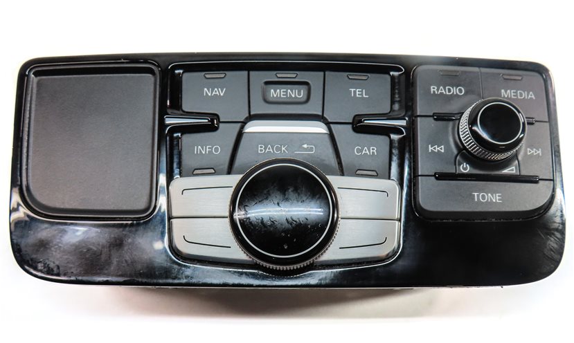 Thumbnail 2: 11-18 AUDI A8 S8 (D4 4H) CENTER CONSOLE MMI NAVIGATION CONTROL SWITCH (OPT 8DY)