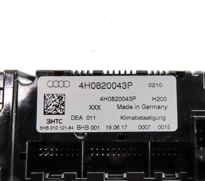 Thumbnail 6: 2015-2018 AUDI A8 S8 D4 4H FRONT HEAT AIR AC HVAC CLIMATE CONTROL PANEL