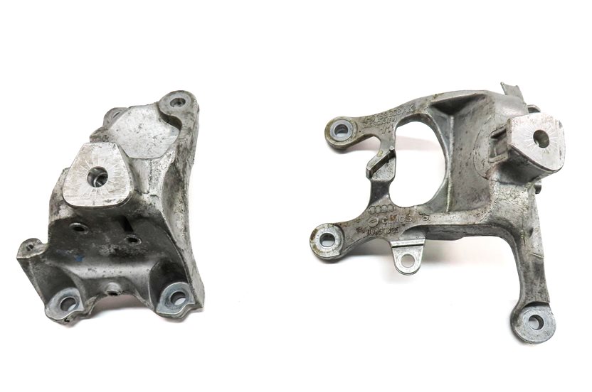 Thumbnail 3: 2018 AUDI A8L (D4 4H) 4.0L (CTGF) ENGINE MOTOR MOUNT SUPPORT BRACKET SET/2