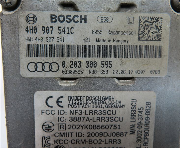 Thumbnail 7: 2015-2018 AUDI A8 S8 D4 4H FRONT LEFT DRIVER ADAPTIVE CRUISE RADAR SENSOR MODULE