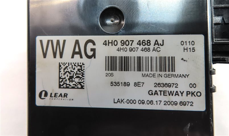 Thumbnail 6: 18 AUDI A8L (D4 4H) 4.0L (CTGF) ENGINE GATEWAY CANBUS DIAGNOSTIC CONTROL MODULE