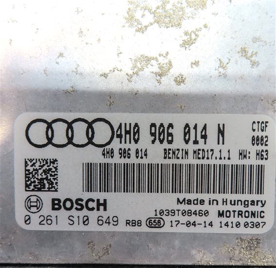 Thumbnail 8: 2016-2018 AUDI A8 D4 4H 4.0L ECM ENGINE COMPUTER CONTROL MODULE
