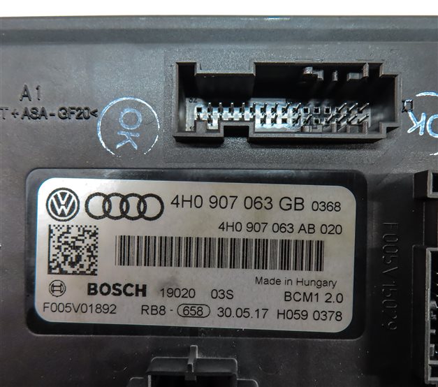 Thumbnail 7: 2018 AUDI A8L (D4 4H) 4.0L (CTGF) ENGINE ONBOARD POWER SUPPLY CONTROL MODULE