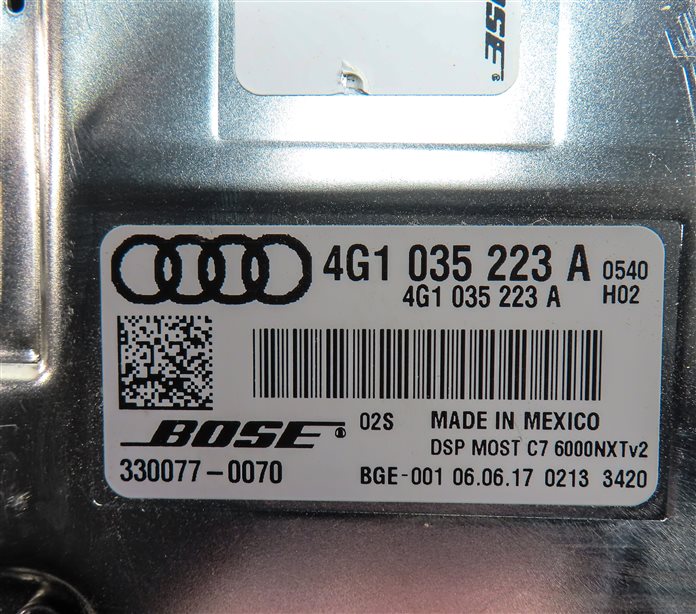 Thumbnail 8: 2017-2018 AUDI A8 D4 4H RADIO STEREO BOSE AUDIO SOUND SYSTEM AMP AMPLIFIER