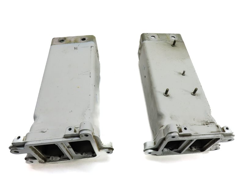 Thumbnail 4: 11-18 AUDI A8 S8 (D4 4H) FRONT LEFT & RIGHT BUMPER REINFORCEMENT BAR BRACKET SET