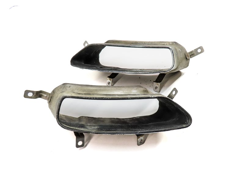 Thumbnail 2: 2013-2018 AUDI A8L (D4 4H) REAR EXHAUST MUFFLER TIP SET/2 (CHROME)