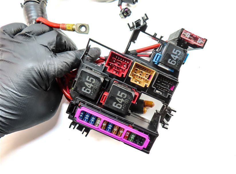 Thumbnail 4: 2018 AUDI A8L (D4 4H) 4.0L (CTGF) ENGINE MOTOR WIRE WIRING HARNESS LOOM