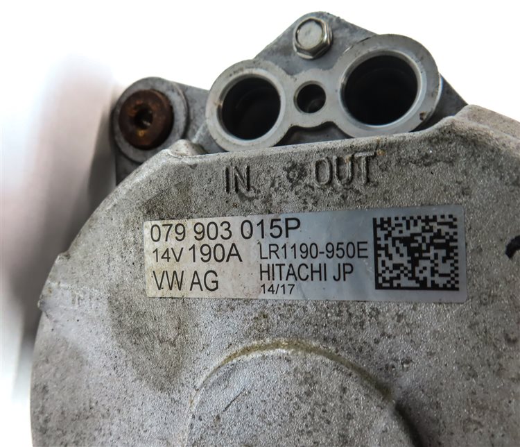 Thumbnail 8: 2013-2018 AUDI A8 S6 S7 RS7 S8 (D4 4H C7 4G8) 4.0L ENGINE 190 AMP ALTERNATOR