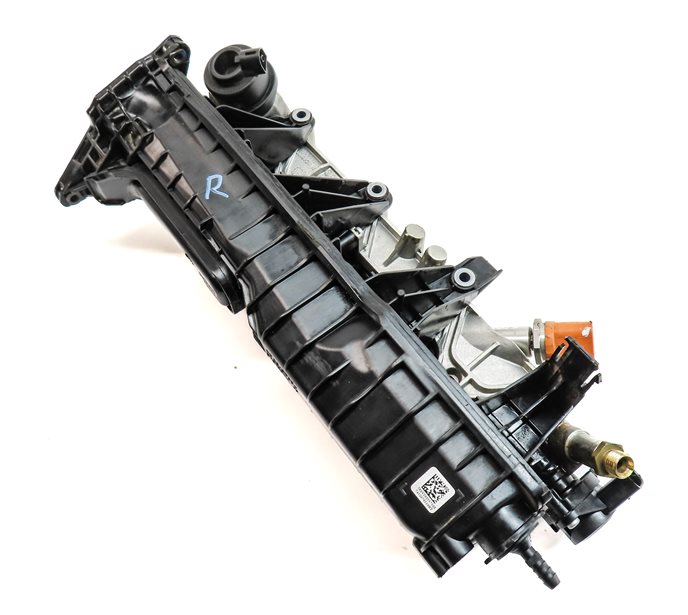 15-18 AUDI A8 S6 S7 RS7 S8 D4 4H C7 4.0L RIGHT LOWER INTAKE MANIFOLD w/FUEL RAIL