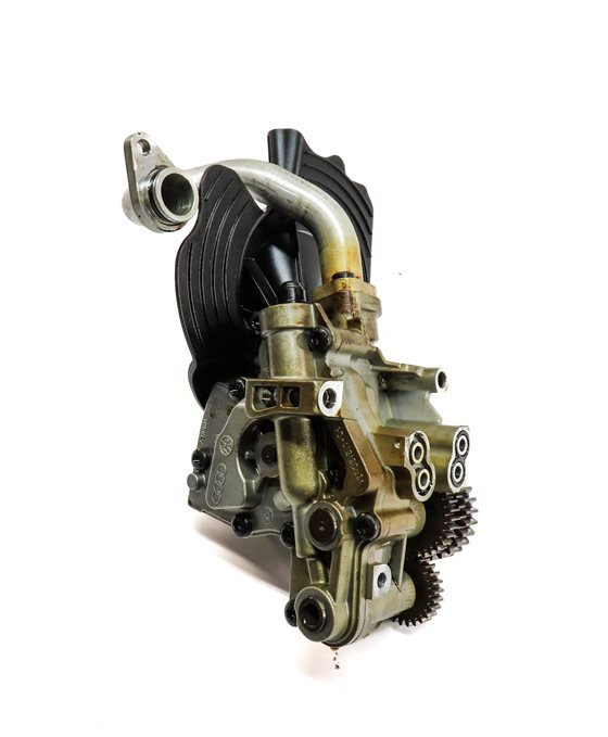 Thumbnail 2: 2018 AUDI A8L (D4 4H) 4.0L (CTGF) ENGINE MOTOR OIL FLUID PUMP