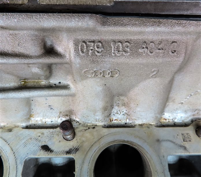 Thumbnail 8: 2015-2018 AUDI A8 (D4 4H) 4.0L ENGINE RIGHT PASSENGER CYLINDER HEAD