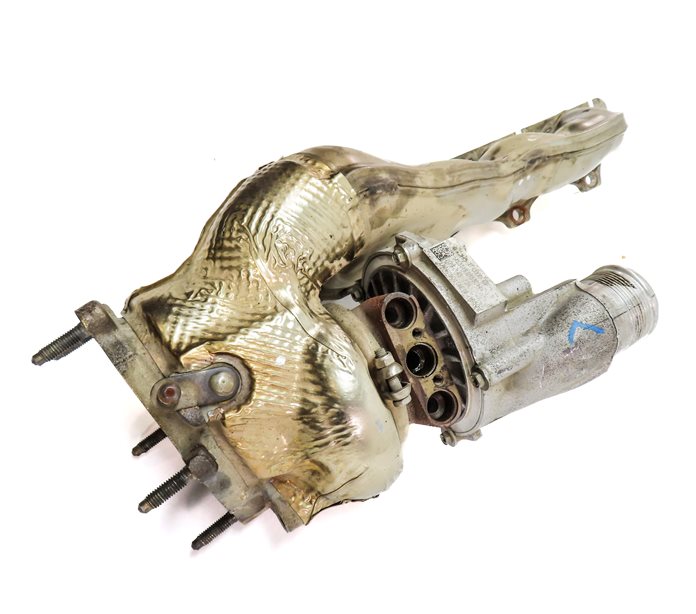 Thumbnail 3: 13-18 AUDI A8 S6 S7 S8 (D4 4H C7 4GH) 4.0L TURBO ENGINE LEFT TURBO TURBOCHARGER