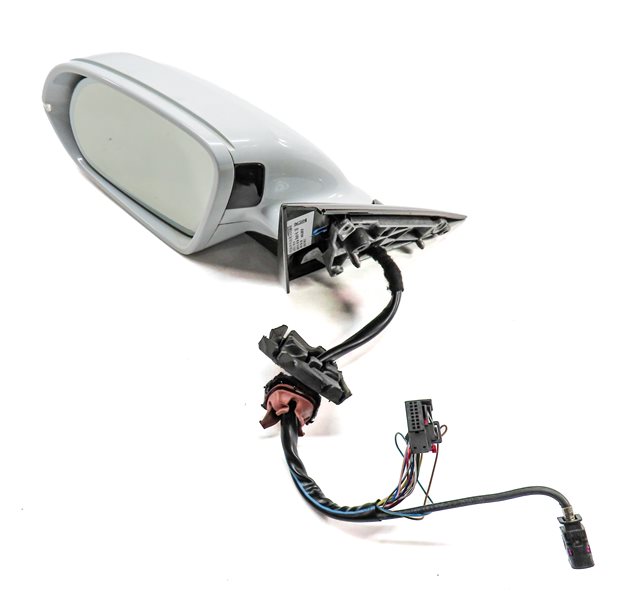 11-18 AUDI A8 S8 D4 4H LEFT DOOR MIRROR HEAT CAMERA PFOLD AUTODIM BLIND (White)