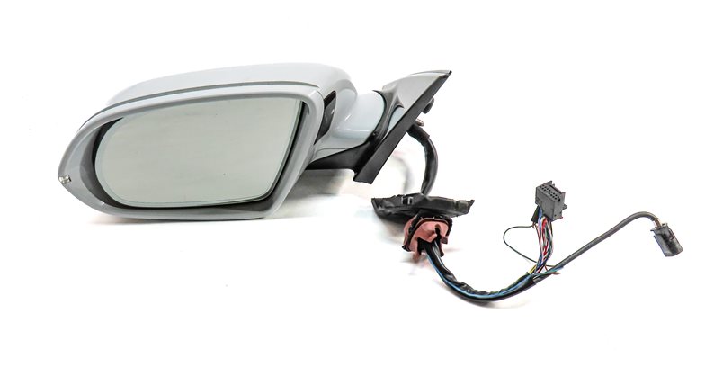 Thumbnail 2: 11-18 AUDI A8 S8 D4 4H LEFT DOOR MIRROR HEAT CAMERA PFOLD AUTODIM BLIND (White)