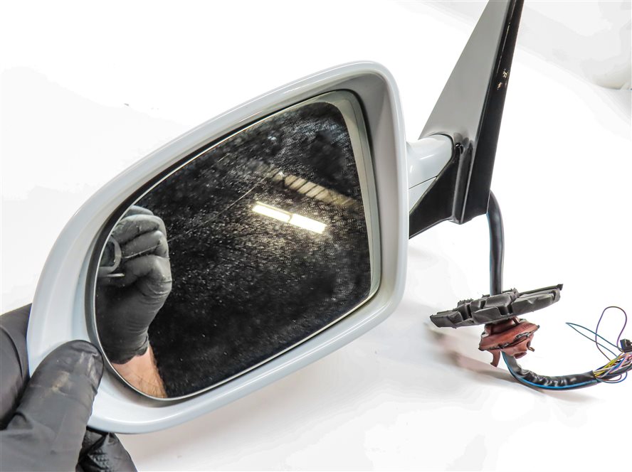 Thumbnail 6: 11-18 AUDI A8 S8 D4 4H LEFT DOOR MIRROR HEAT CAMERA PFOLD AUTODIM BLIND (White)