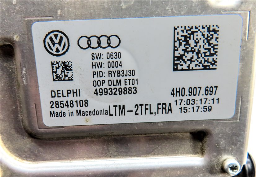 Thumbnail 7: 2015-2018 AUDI A8 S8 (D4 4H) FRONT LEFT DRIVER LED HEADLIGHT HEAD LIGHT LAMP