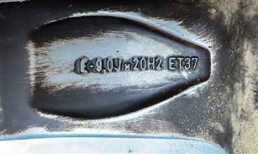 Thumbnail 5: 2016-2018 AUDI A8 D4 4H 20X9 INCH 10 SINGLE SPOKE ALUMINUM WHEEL RIM
