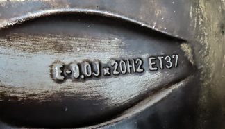 Thumbnail 4: 2016-2018 AUDI A8 D4 4H 20X9 INCH 10 SINGLE SPOKE ALUMINUM WHEEL RIM