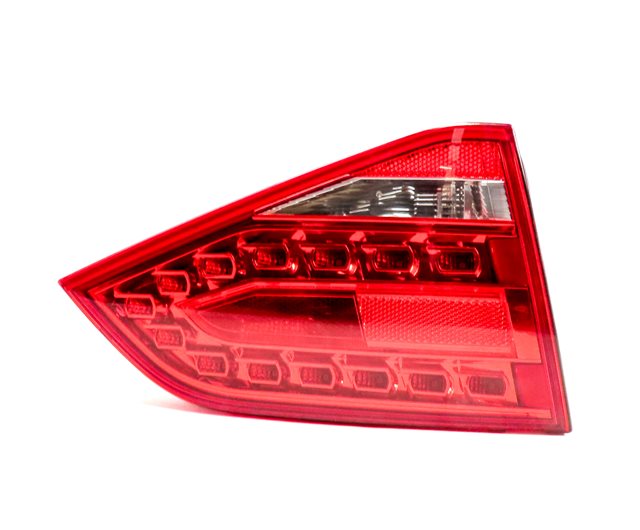 10-12 AUDI A4 S4 (B8 8K) REAR LEFT DRIVER INNER TRUNK TAILLIGHT LIGHT LAMP LED