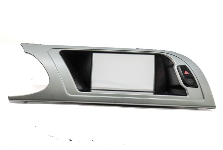 Thumbnail 2: 2012 AUDI S4 (B8 8K) FRONT DASH INFORMATION MEDIA DISPLAY SCREEN TRIM BEZEL