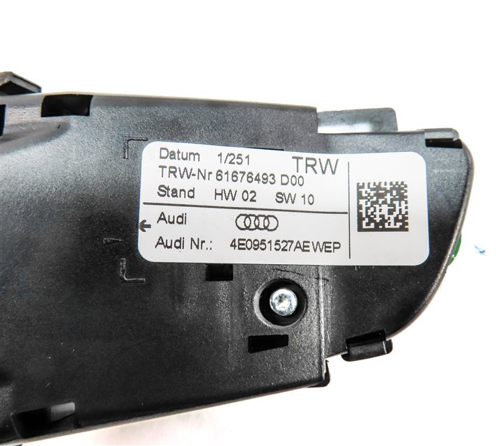 Thumbnail 7: 2012 AUDI S4 B8 8K DRIVER STEERING WHEEL MEDIA PHONE OPTION SELECT SWITCH SET/2