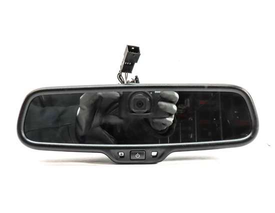 Thumbnail 4: 09-12 AUDI A4 A5 A6 Q5 S4 S5 B8 8K 8T 8R AUTODIM COMPASS REARVIEW MIRROR (Black)