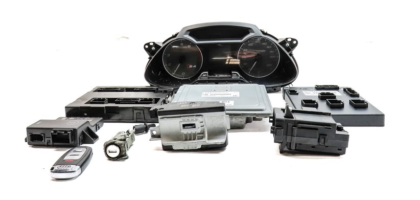Thumbnail 3: 12 AUDI S4 S5 B8 8K 3.0 SUPER CCBA SPEEDOMETER IGNITION IMMOBILIZER MODULE SET/9