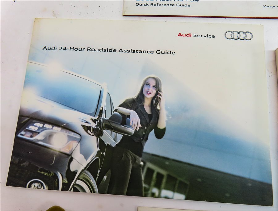 Thumbnail 4: 2012 AUDI S4 (B8 8K) 3.0L SUPER (CCBA) ENGINE OWNERS MANUAL BOOKLET SET/9 w/CASE