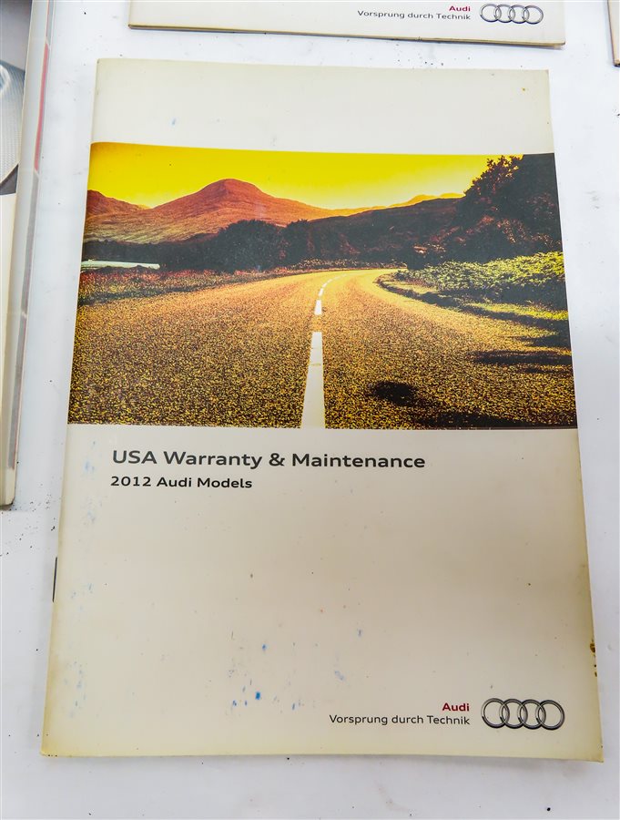 Thumbnail 8: 2012 AUDI S4 (B8 8K) 3.0L SUPER (CCBA) ENGINE OWNERS MANUAL BOOKLET SET/9 w/CASE