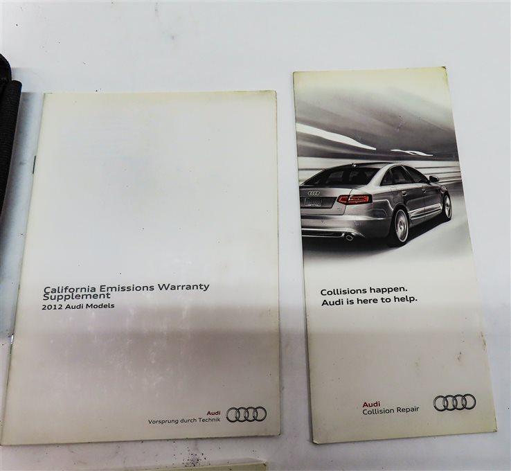 Thumbnail 9: 2012 AUDI S4 (B8 8K) 3.0L SUPER (CCBA) ENGINE OWNERS MANUAL BOOKLET SET/9 w/CASE