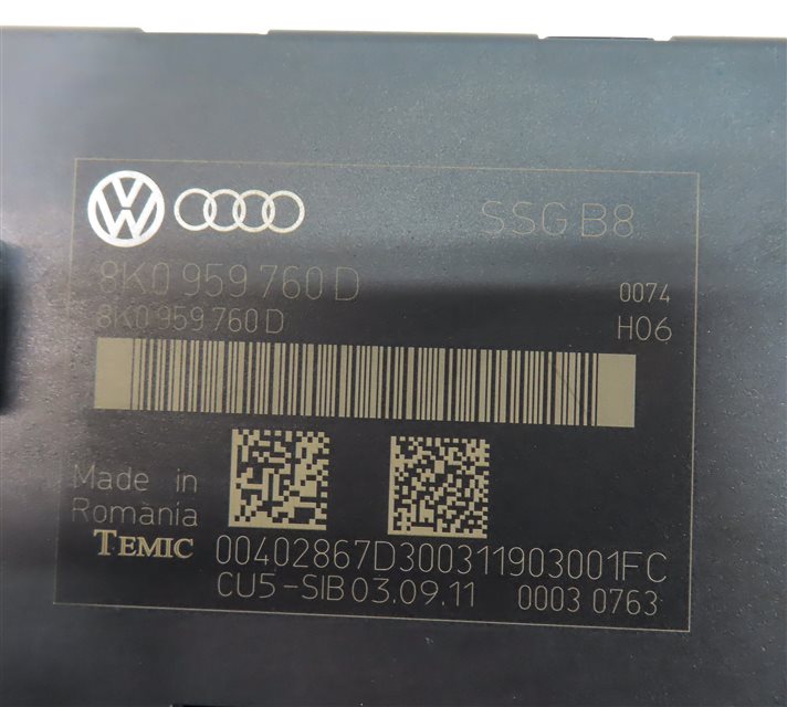 Thumbnail 5: 2012 AUDI S4 (B8 8K) FRONT LEFT DRIVER SEAT CONTROL MODULE
