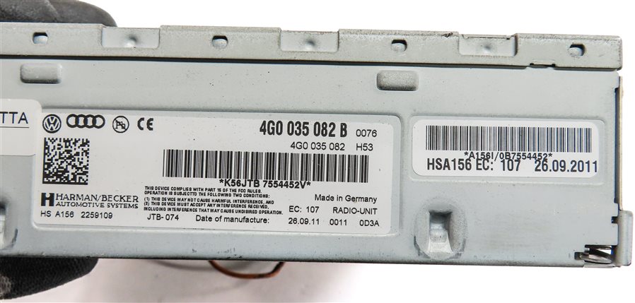 Thumbnail 6: 2012 AUDI S4 (B8 8K) RADIO STEREO RECEIVER CONTROL MODULE