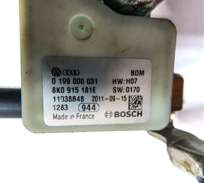 Thumbnail 4: 2012 AUDI S4 B8 8K 3.0L SUPER (CCBA) ENGINE NEGATIVE BATTERY TERMINAL WIRE CABLE