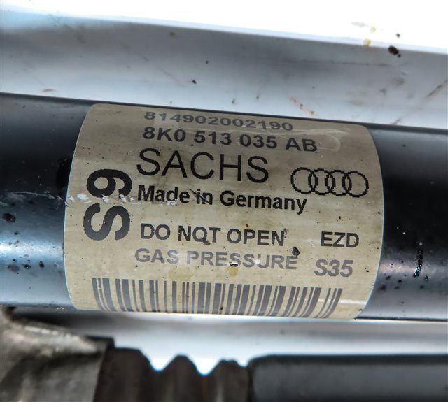 Thumbnail 5: 2012 AUDI S4 (B8 8K) AWD REAR LEFT & RIGHT SPORT SUSPENSION SHOCK STRUT SET/2