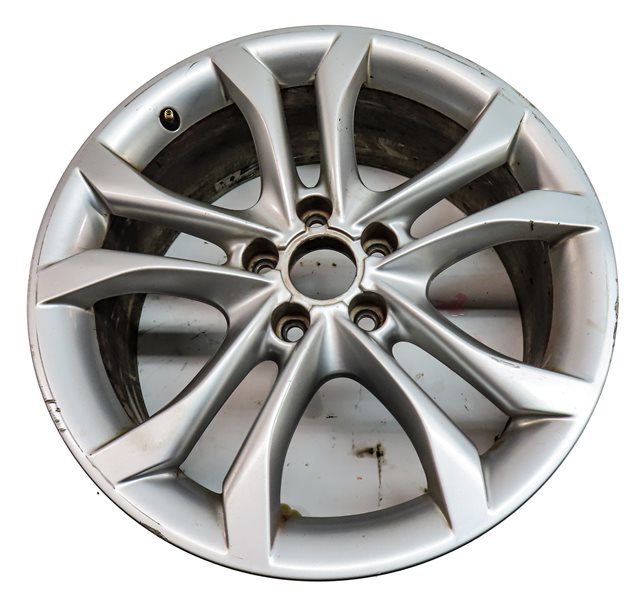 Thumbnail 2: 2009-2012 AUDI A4 S4 (B8 8K) 18x8 ALUMINUM 5-V SPLIT 10 SPOKE WHEEL RIM 
