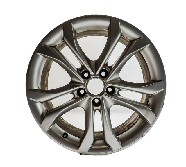 Thumbnail 4: 2009-2012 AUDI A4 S4 (B8 8K) 18x8 ALUMINUM 5-V SPLIT 10 SPOKE WHEEL RIM 
