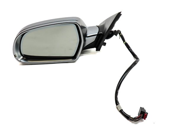 Thumbnail 3: 12-14 AUDI S4 B8 8K LEFT DRIVER PFOLD HEAT MEMORY AUTODIM DOOR MIRROR (ALUMINUM)