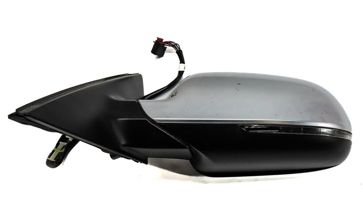 Thumbnail 7: 12-14 AUDI S4 B8 8K LEFT DRIVER PFOLD HEAT MEMORY AUTODIM DOOR MIRROR (ALUMINUM)